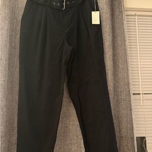 Target Black Formal Trousers with Belt Loop Waistband